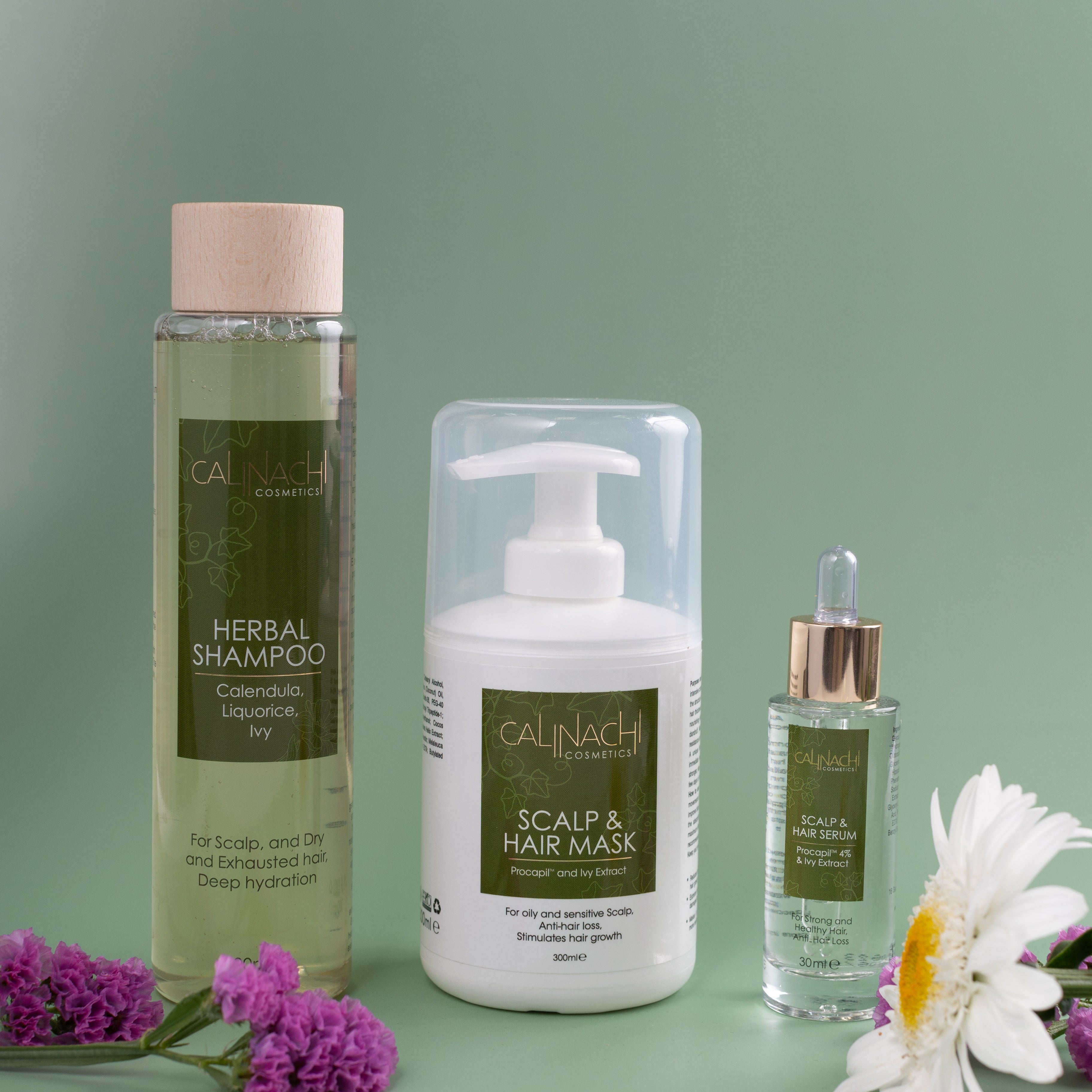 Dry & Exhausted Hair Herbal Shampoo, Sulfate Free, 300ml.