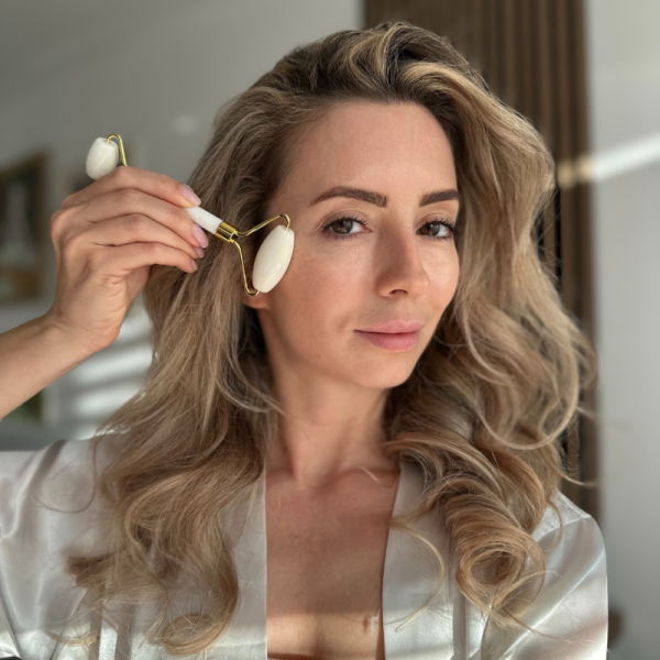 Facial Roller, 100% Natural Quartz
