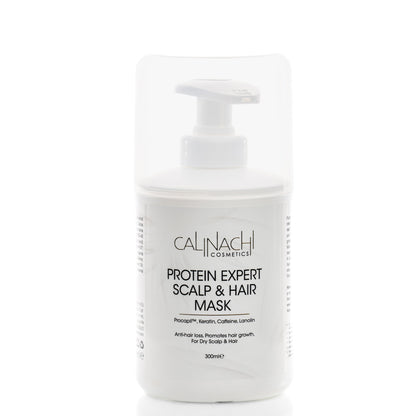 Protein Expert (Dry to Normal &amp; Normal) Anti-Hair Loss, Restorative, Mask for Scalp and Hair, 300 ml.
